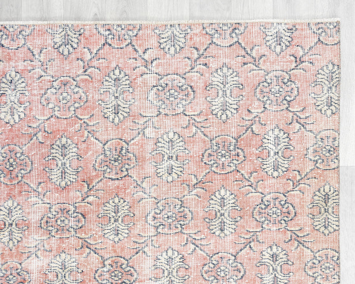 Pink Oushak Rug 10' 4" x 7' 3" | No. VR71055