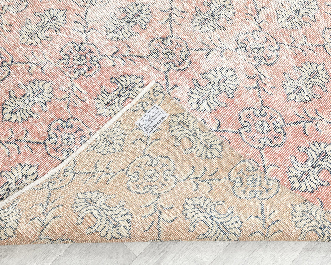 Pink Oushak Rug 10' 4" x 7' 3" | No. VR71055