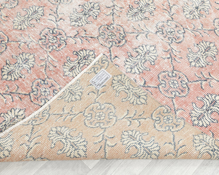 Pink Oushak Rug 10' 4" x 7' 3" | No. VR71055