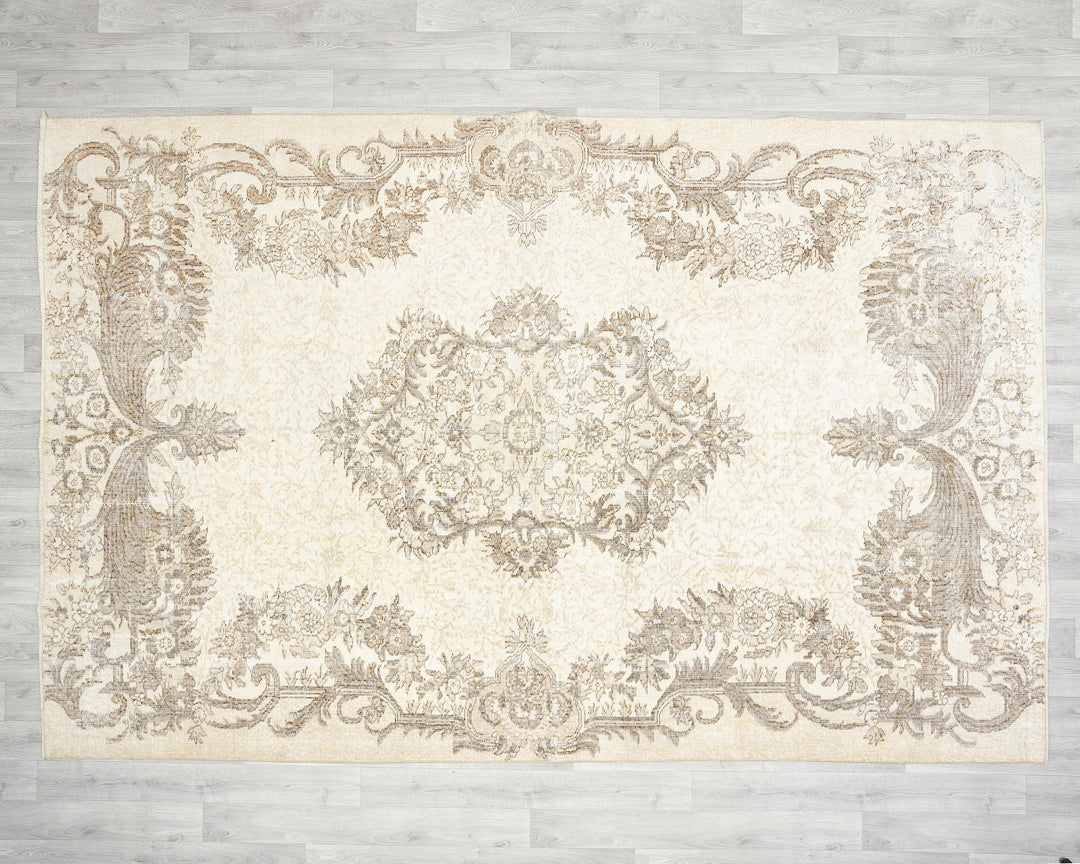 Faded Oushak Rug 10' x 6' 11" | No. VR11510