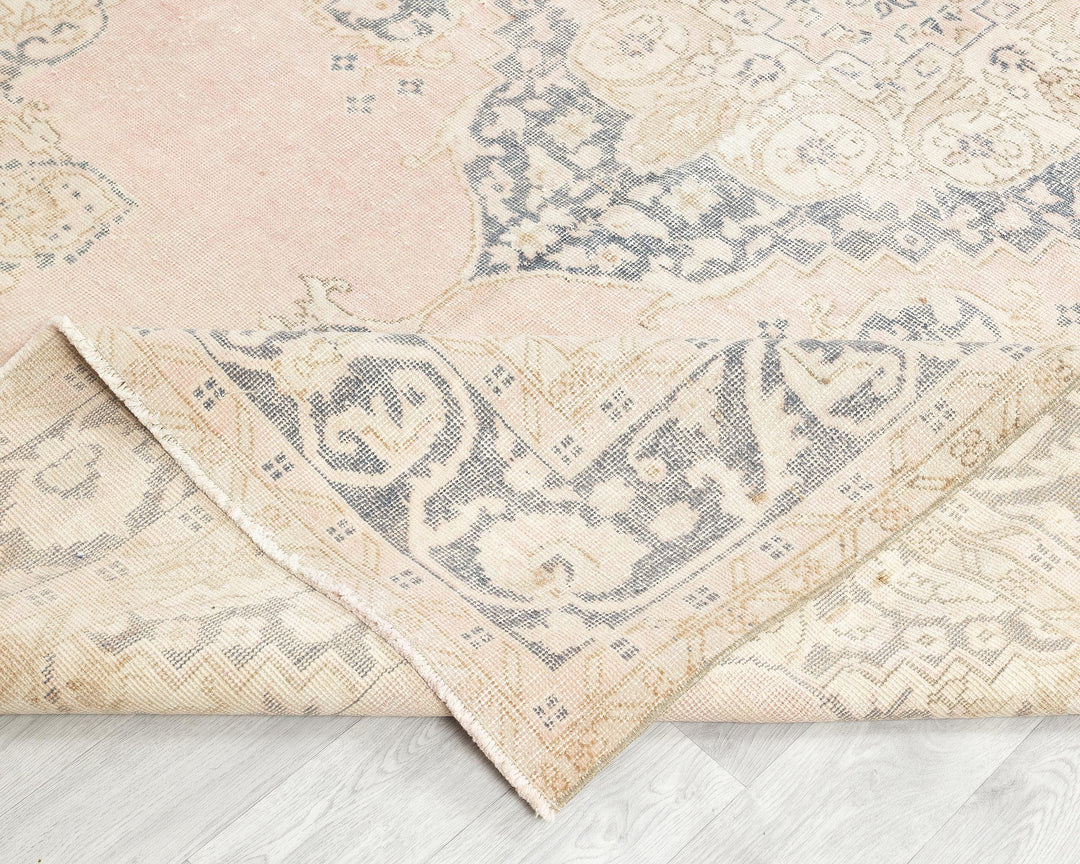 Pink Oushak Rug 6' 10" x 10' | No. VR56407