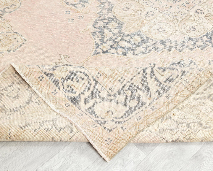 Pink Oushak Rug 6' 10" x 10' | No. VR56407
