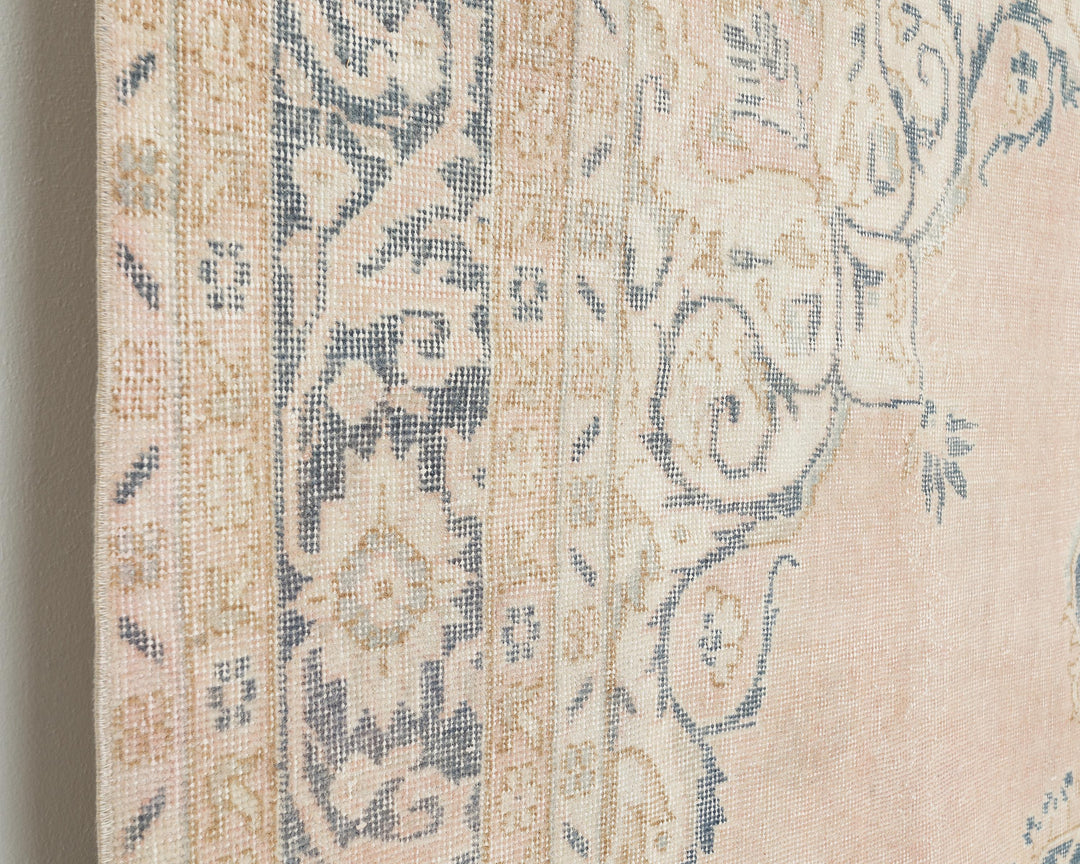 Pink Oushak Rug 6' 8" x 10' 6" | No. VR62809