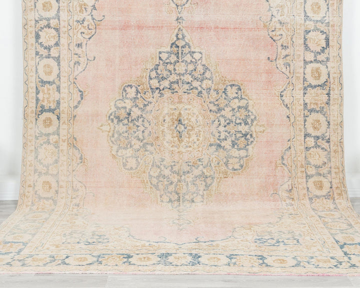 Pink Oushak Rug 6' 5" x 10' 2" | No. VR91726