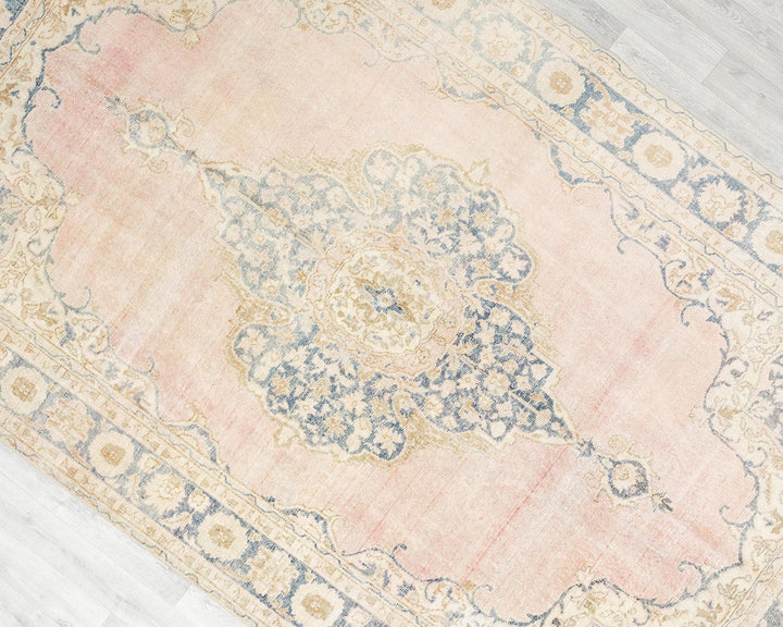 Pink Oushak Rug 6' 5" x 10' 2" | No. VR91726