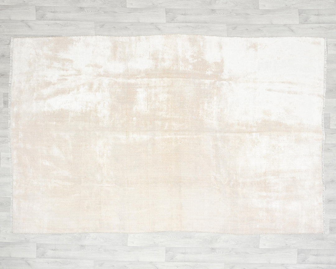 Beige Oushak Rug 5' 5" x 7' 8" | No. VR76050