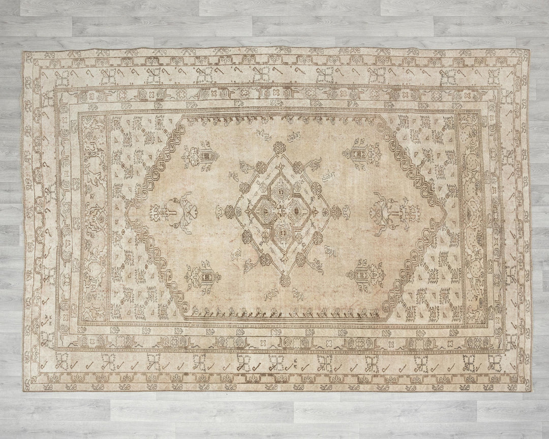 Faded Turkish Rug 6' 7" x 9' 2" | No. VR18215
