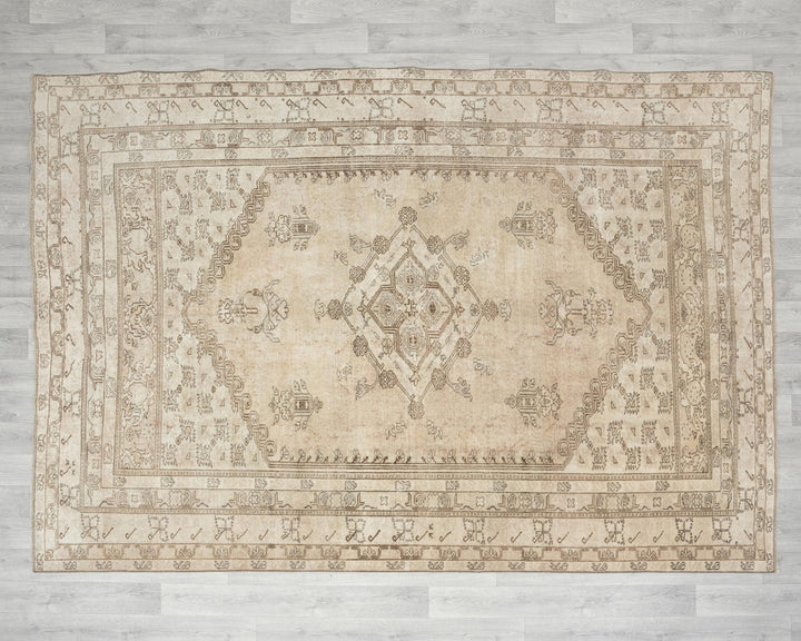 Faded Turkish Rug 6' 7" x 9' 2" | No. VR18215