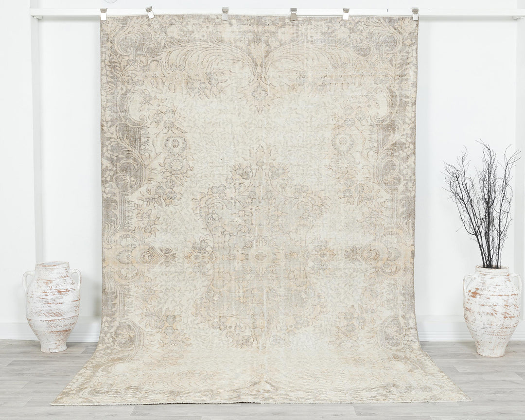 Faded Oushak Rug 6' 5" x 9' 10" | No. VR34964