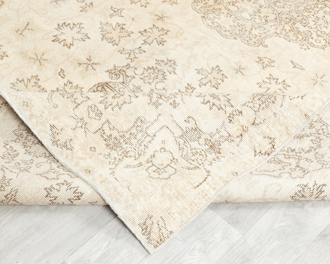 Faded Oushak Rug 6' 2" x 10' 5" | No. VR60458