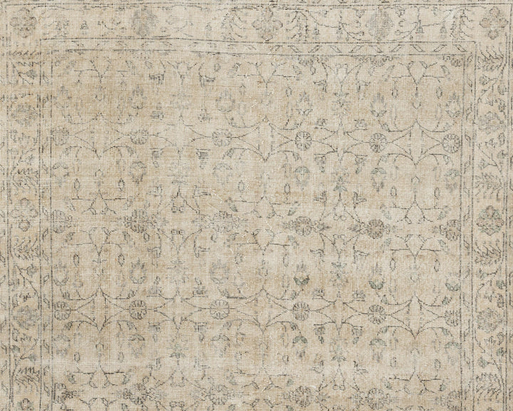 Beige Oushak Rug 6' 4" x 9' 6" | No. VR44505