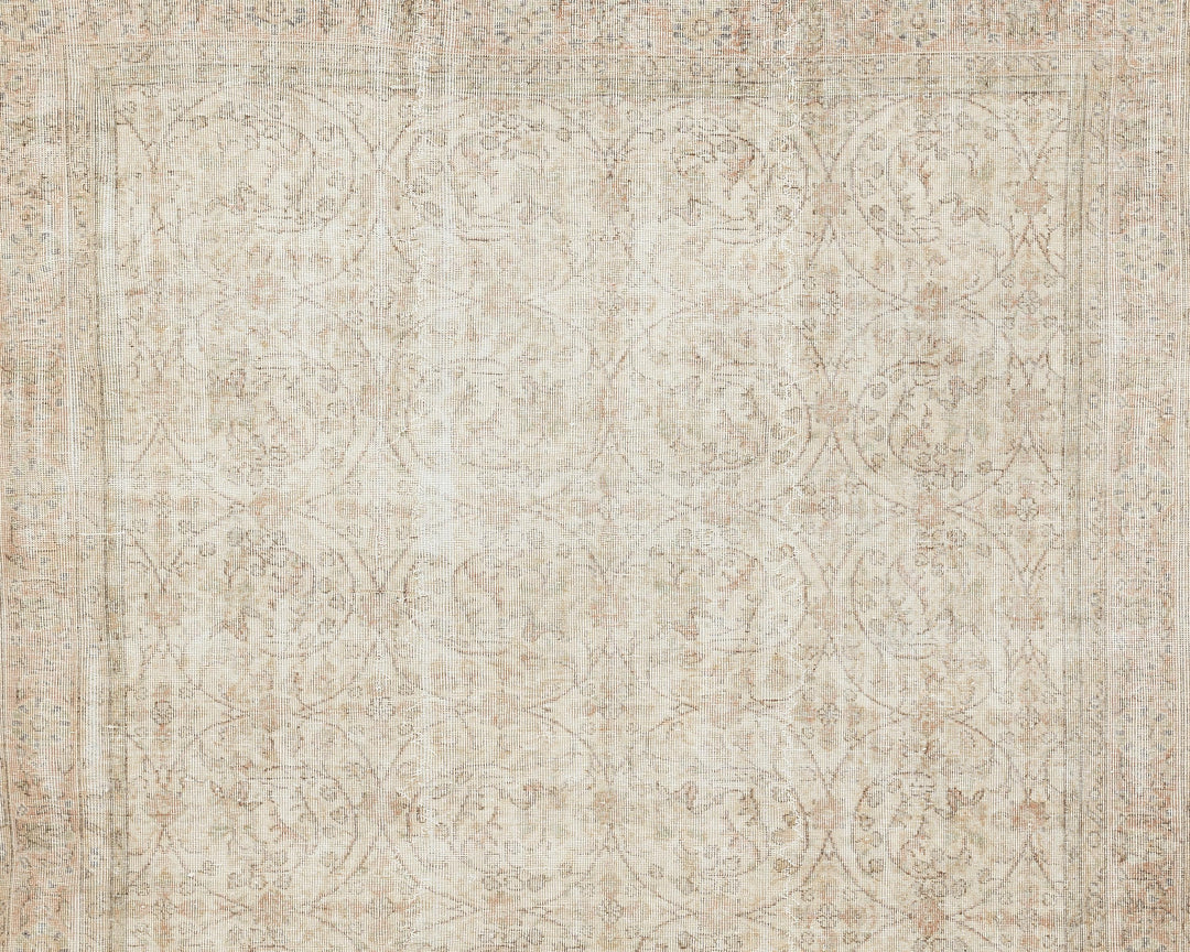 Beige Oushak Rug 7' 1" x 10' | No. VR46484