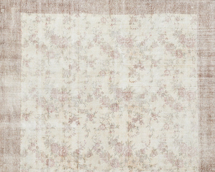 Neutral Oushak Rug 6' 7" x 9' 4" | No. VR61116