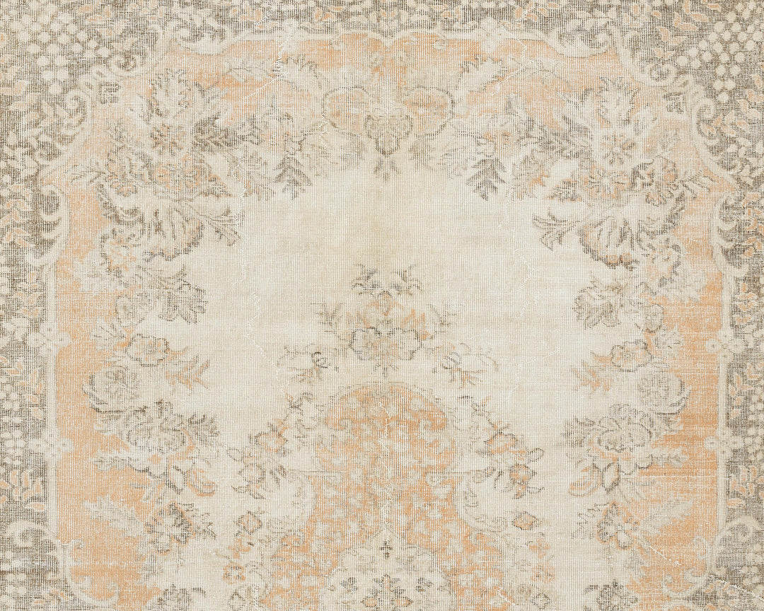 Neutral Oushak Rug 6' 4" x 10' | No. VR15432