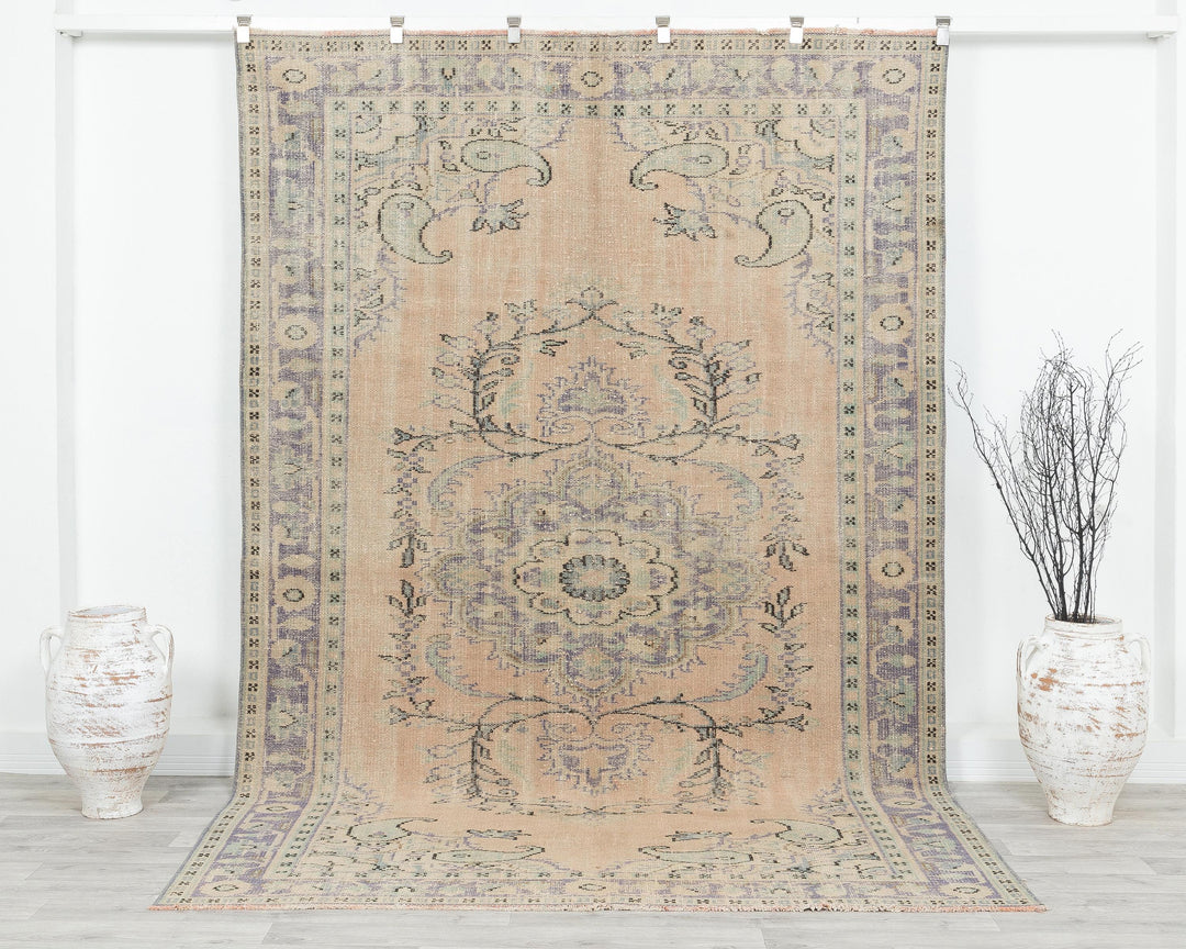 Oushak Rug 9' 7" x 6' 4" | No. VR80154