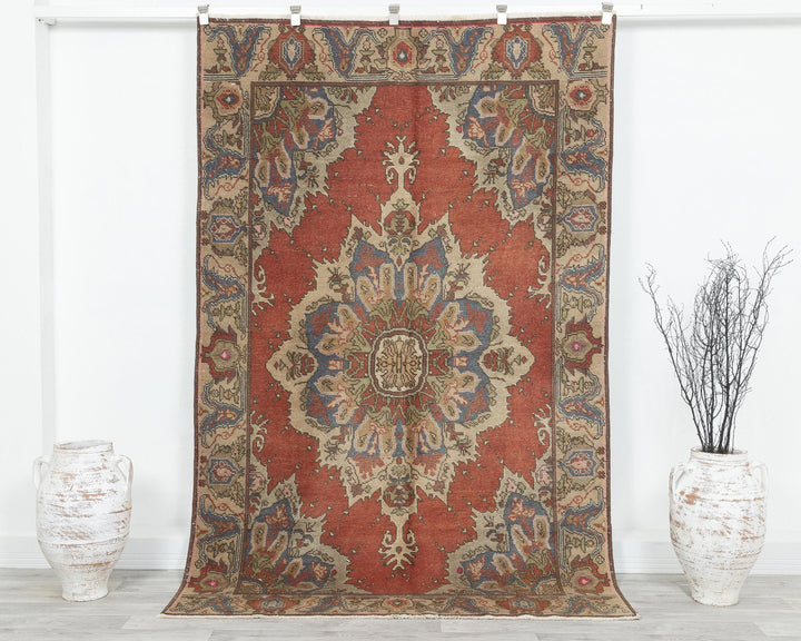 Oushak Rug 7' 10" x 5' | No. VR78651