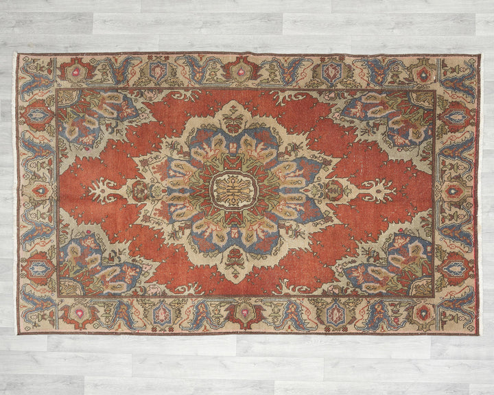 Oushak Rug 7' 10" x 5' | No. VR78651
