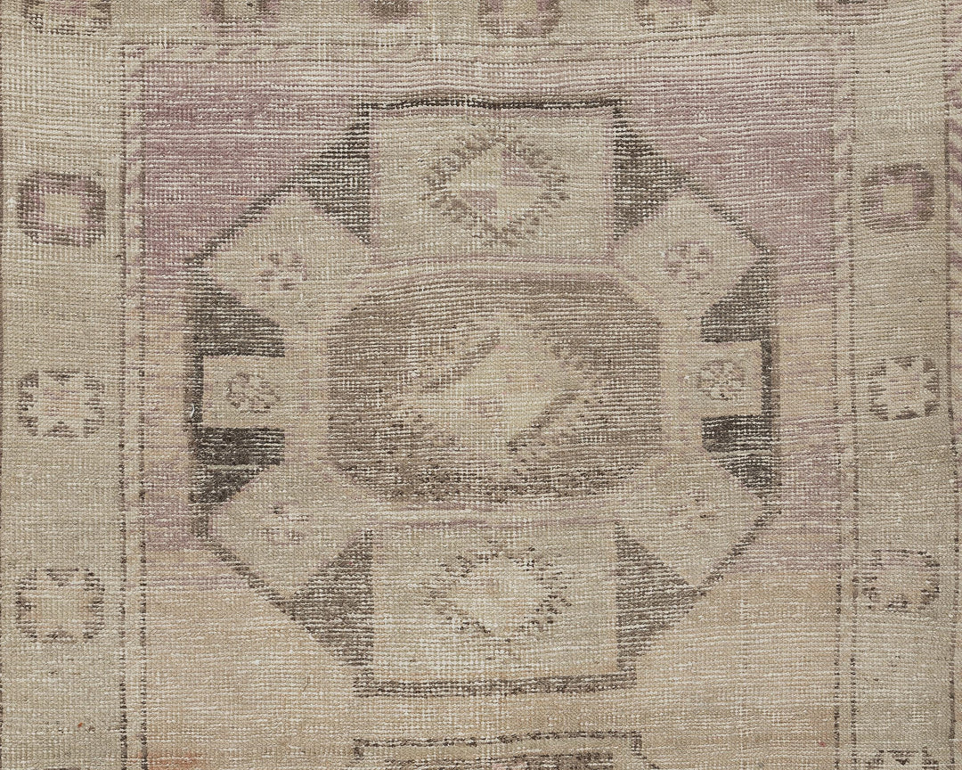 Beige Runner Rug 3' 7" x 12' 8" | No. VR15654