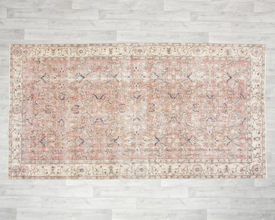 Muted Oushak Rug 5' x 12' 4" | No. VR42159