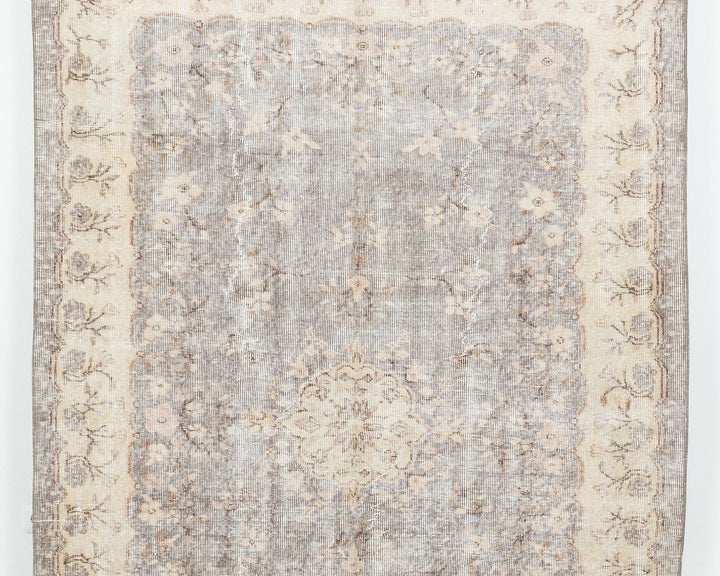 Muted Oushak Rug 8' 2" x 5' 7" | No. VR43319