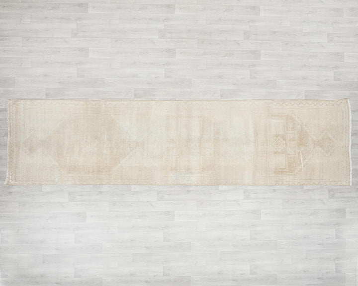 Neutral Runner Rug 3' 5" x 12' 1" | No. VR15973