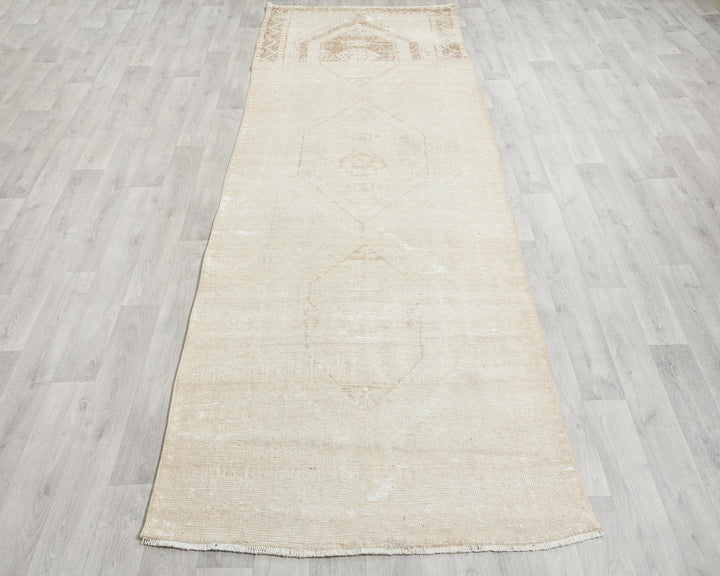 Beige Runner Rug 3' 7" x 11' 6" | No. VR28086