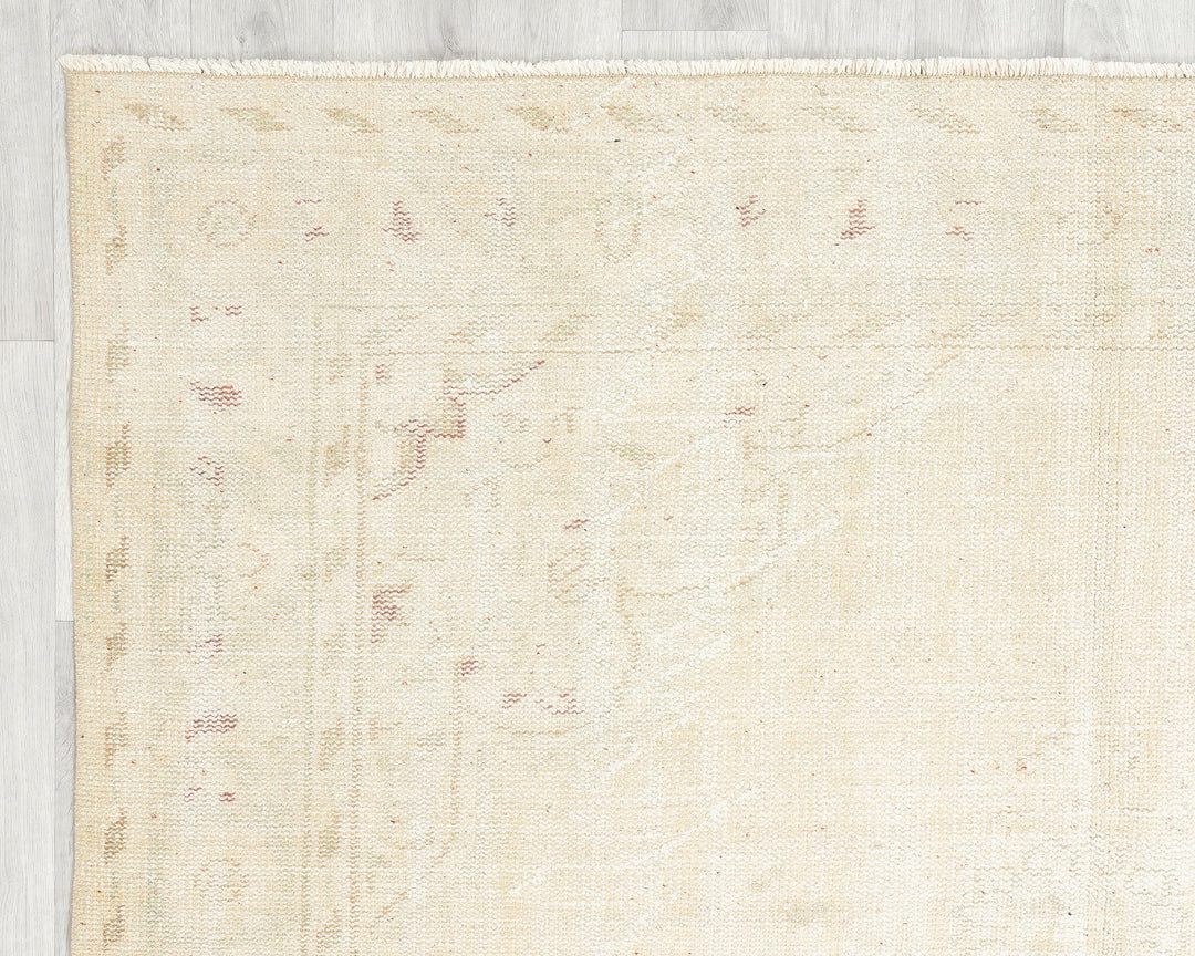 Beige Oushak Rug 6' x 9' 10" | No. VR60387