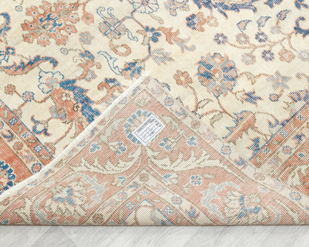 Beige Oushak Rug 6' 3" x 9' 8" | No. VR91002