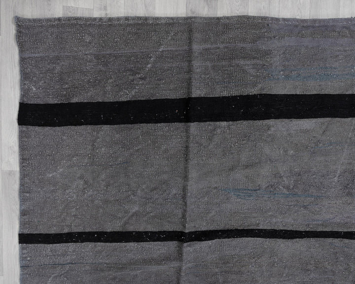 Gray Kilim Rug 9' 6" x 13' 1" | No. VR83615
