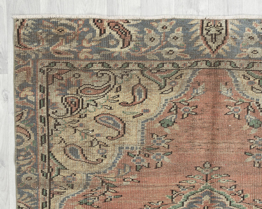Oushak Rug 4' 10" x 7' 8" | No. VR90063