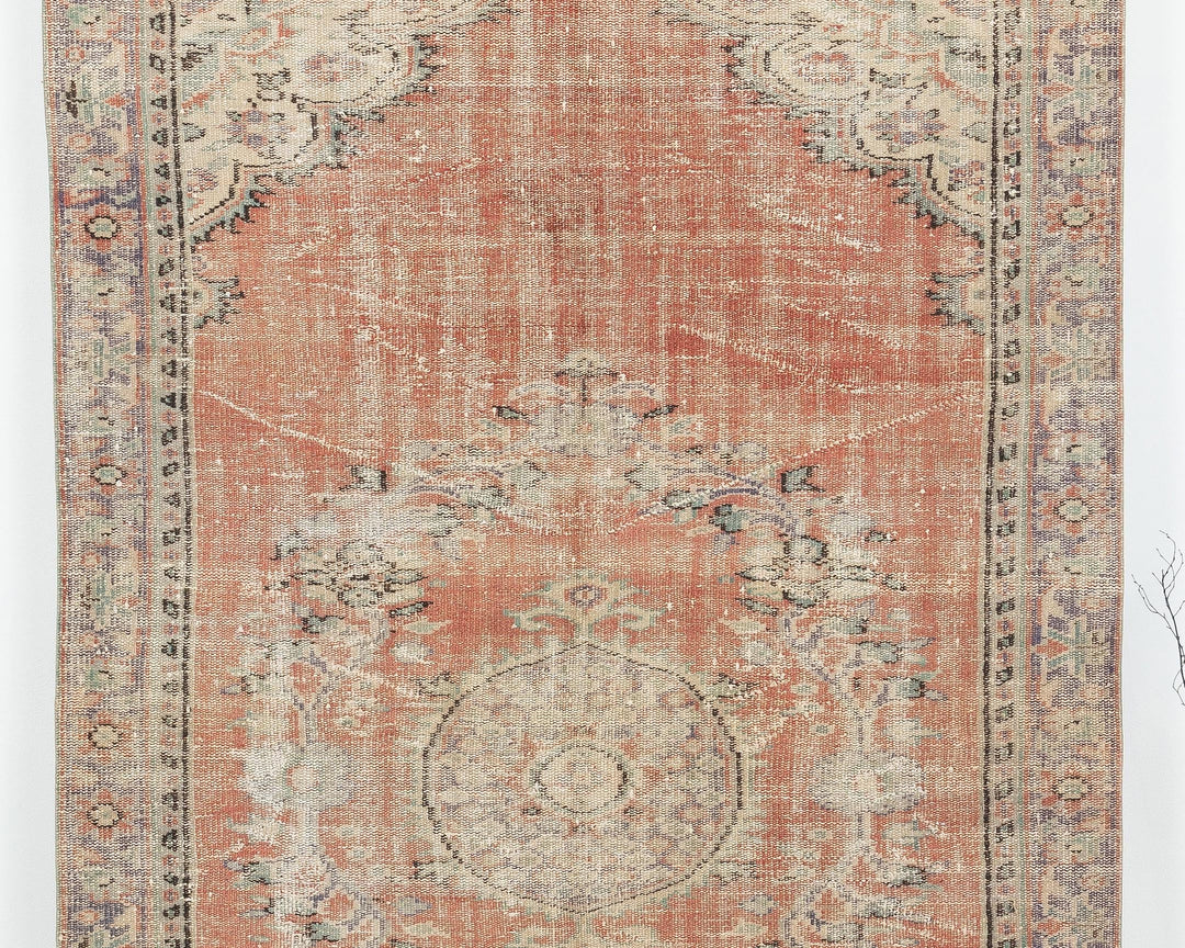 Neutral Oushak Rug 5' 1" x 8' 4" | No. VR68959
