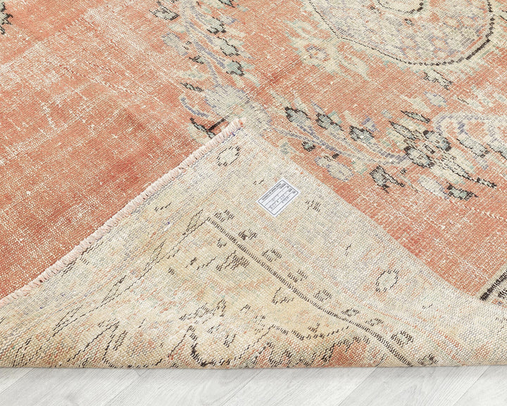 Neutral Oushak Rug 5' 1" x 8' 4" | No. VR68959