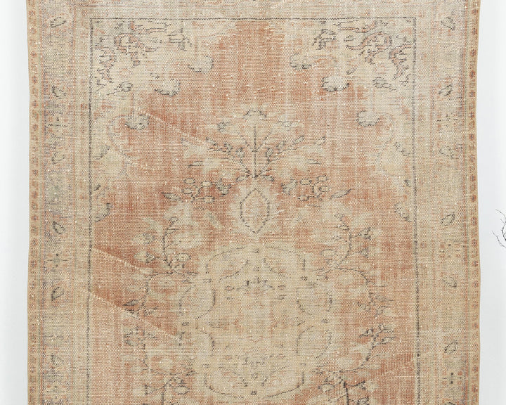 Orange Oushak Rug 5' 7" x 8' 4" | No. VR12376