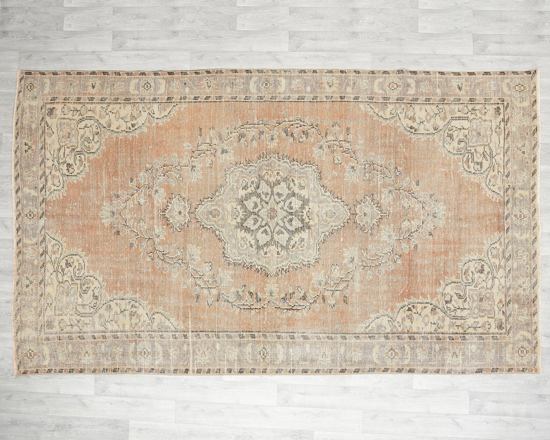 Muted Oushak Rug 5' 8" x 9' 4" | No. VR51248