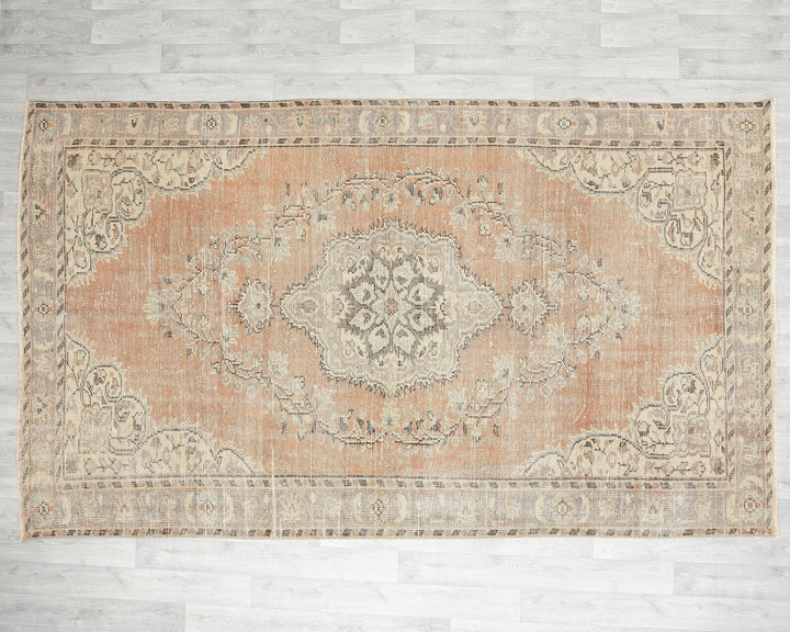 Muted Oushak Rug 5' 8" x 9' 4" | No. VR51248