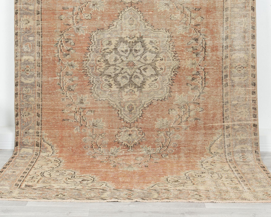 Muted Oushak Rug 5' 8" x 9' 4" | No. VR51248