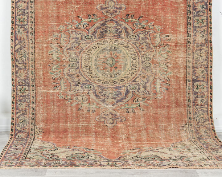 Orange Oushak Rug 5' 8" x 9' | No. VR44640