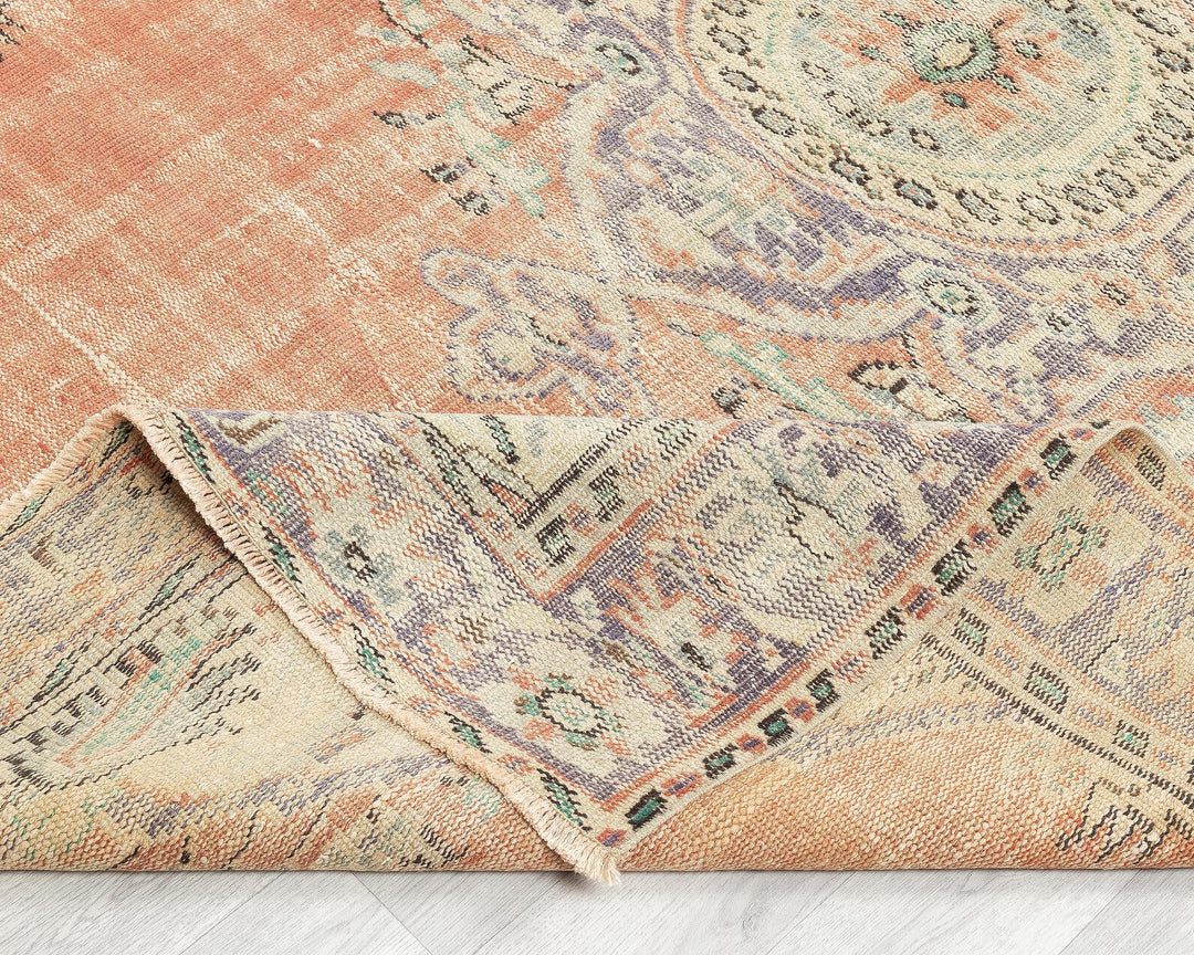 Orange Oushak Rug 5' 8" x 9' | No. VR44640