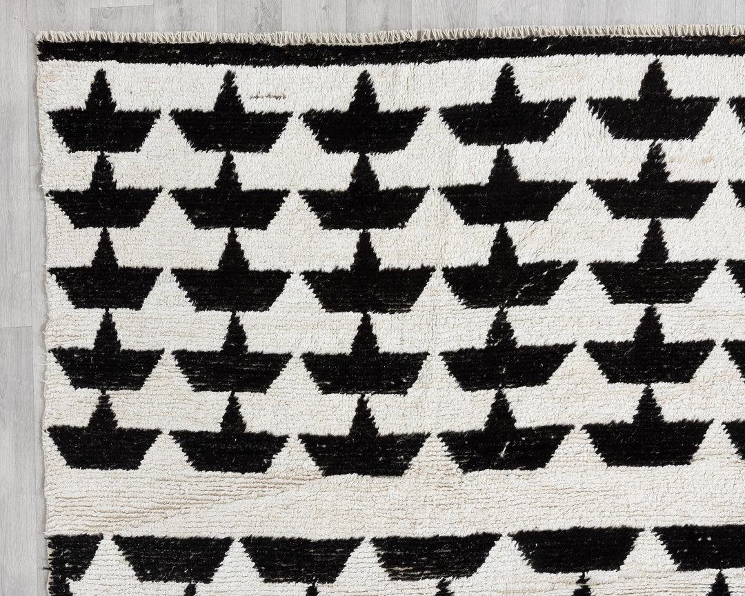 Black Vintage Turkish Rug 9' 4" x 12' 10" | No. VR97108