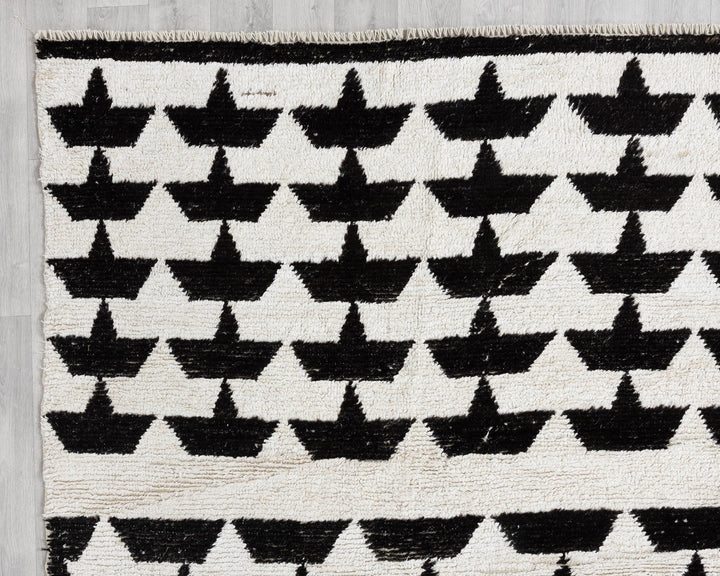 Black Vintage Turkish Rug 9' 4" x 12' 10" | No. VR97108