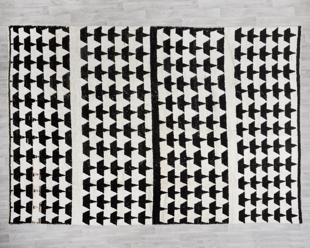Black Vintage Turkish Rug 9' 4" x 12' 10" | No. VR97108