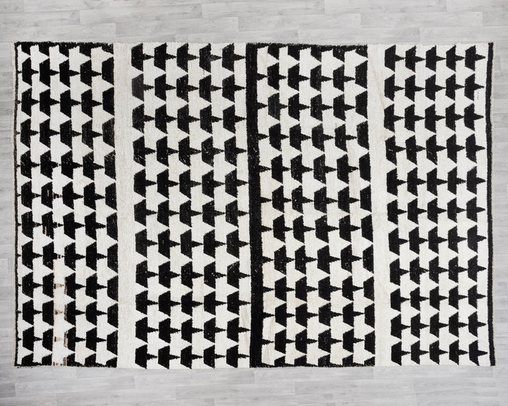 Black Vintage Turkish Rug 9' 4" x 12' 10" | No. VR97108