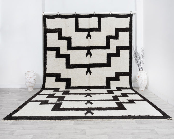 Black Vintage Turkish Rug 9' 5" x 12' 5" | No. VR80788