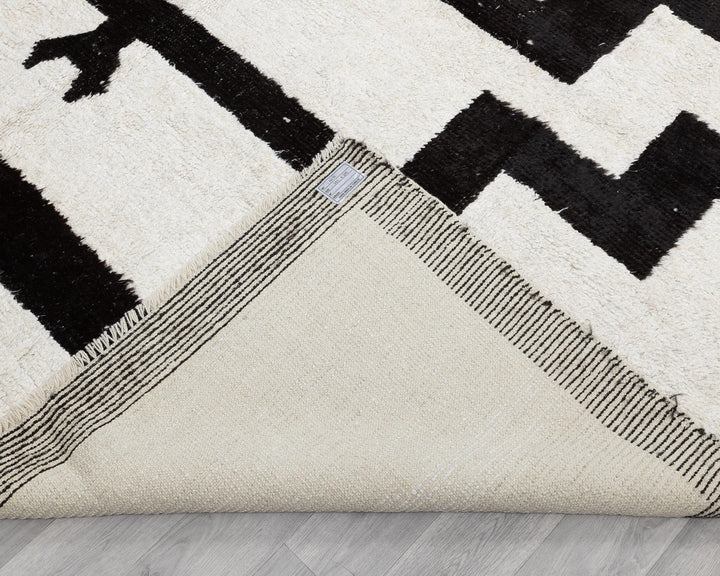 Black Vintage Turkish Rug 9' 5" x 12' 5" | No. VR80788
