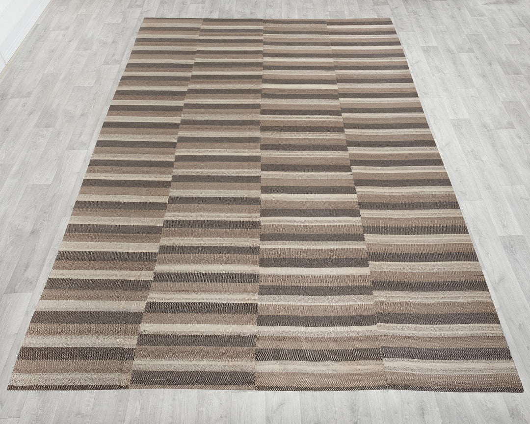 Neutral Kilim Rug 9' 2" x 13' 3" | No. VR16344