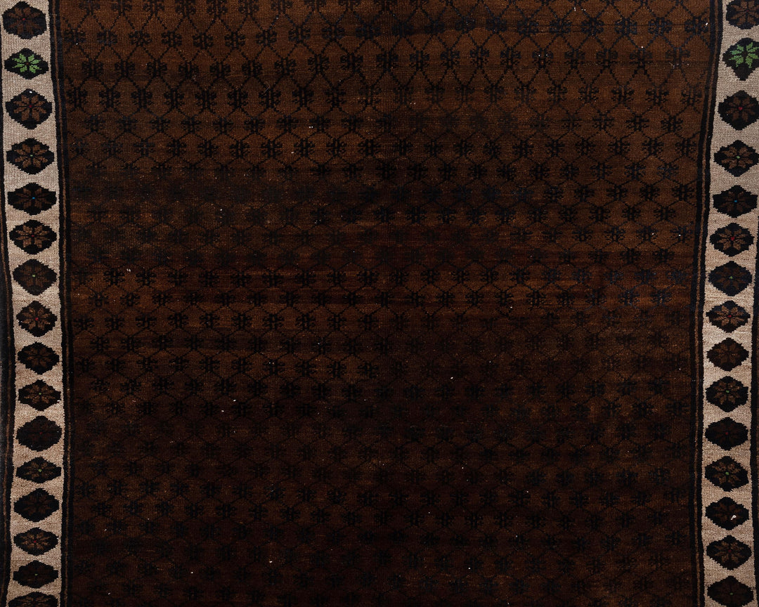Brown Oushak Rug 6' 6" x 9' 3" | No. VR74387