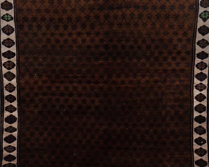 Brown Oushak Rug 6' 6" x 9' 3" | No. VR74387