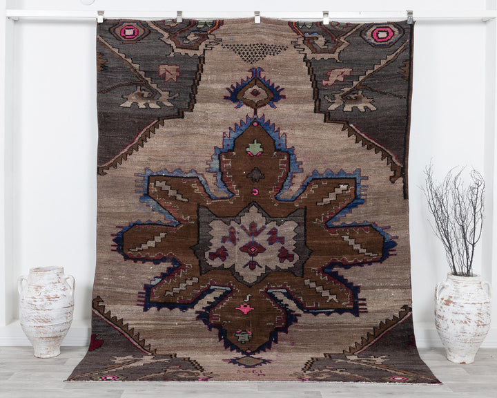 Rust Oushak Rug 6' 5" x 8' 2" | No. VR41610