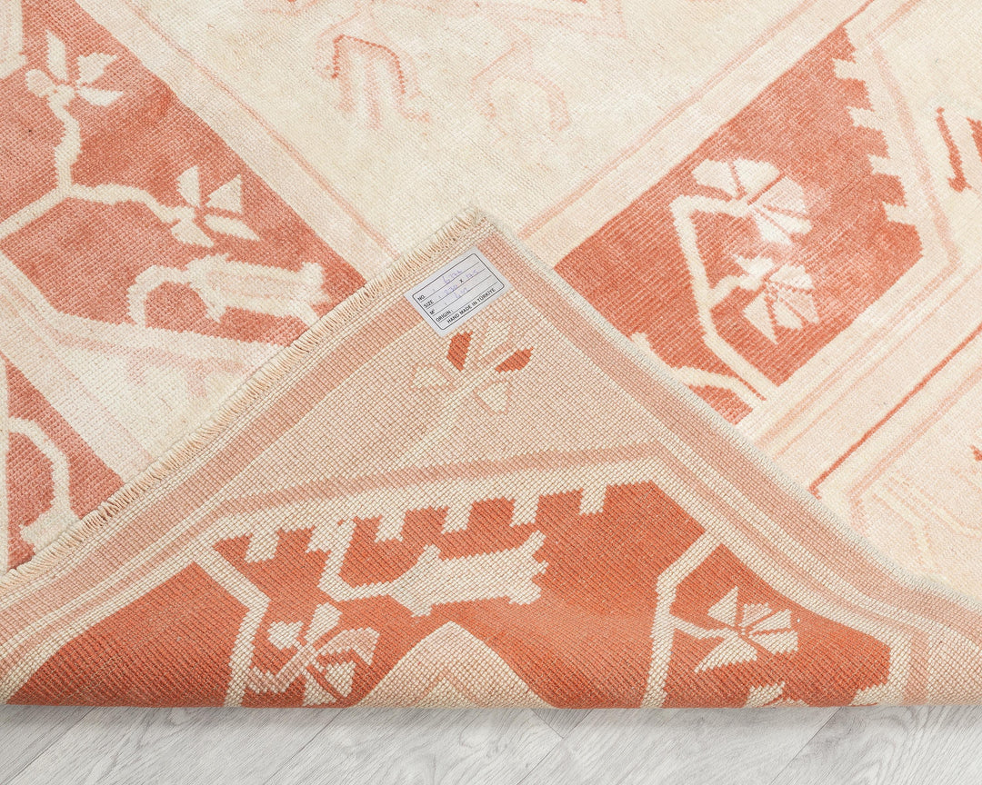 Red Oushak Rug 7' 7" x 5' 9" | No. VR48910