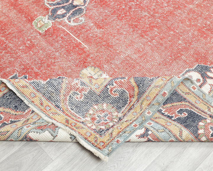 Red Oushak Rug 10' 8" x 6' 9" | No. VR82082